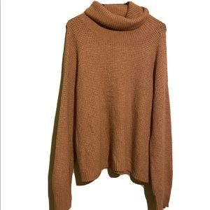 Abound Tan Turtleneck Sweater L